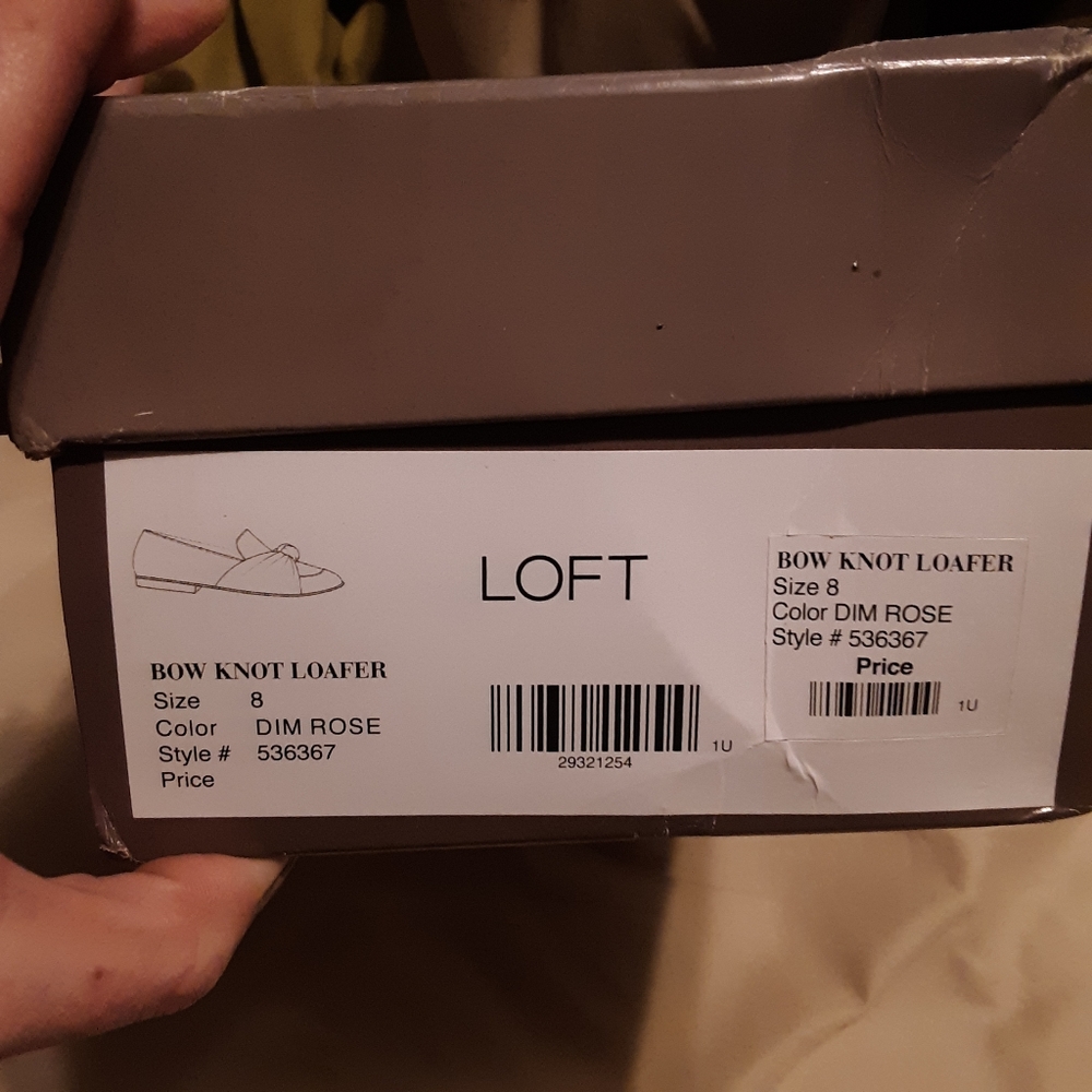 🎉HP🎉Loft Dim Rose Bow Knot Loafers. - Picture 2 of 6